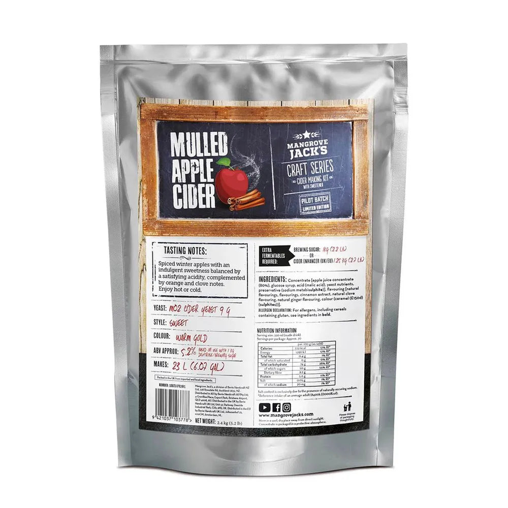 Craft Series Mulled Apple Cider (Limited Edition) -Please Inquire If You Want This Cider
