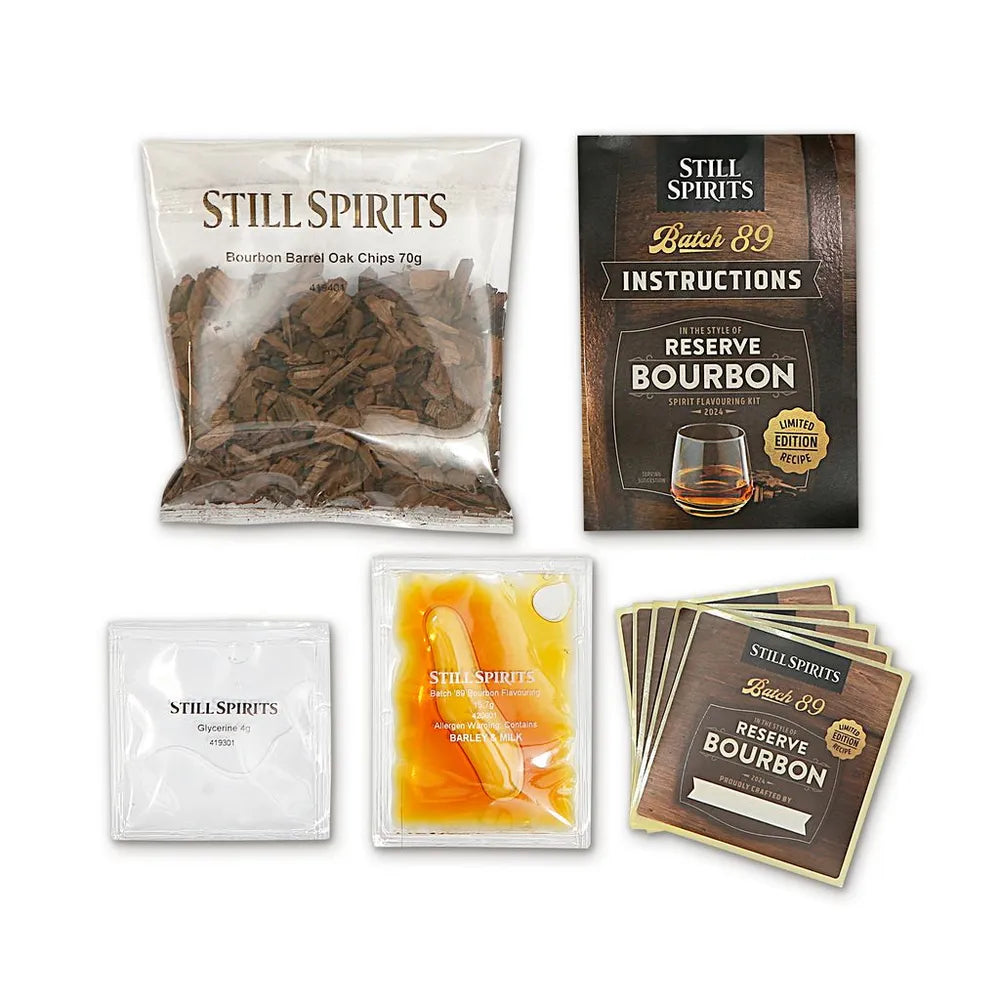Batch '89 Reserve Bourbon Flavouring Kit -o/s supplier