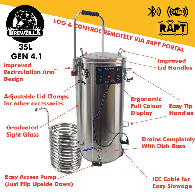 35L BrewZilla Gen 4.1 o/s supplier