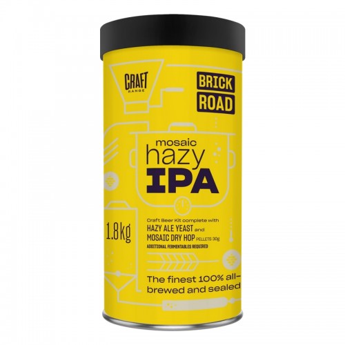 Mosaic Hazy IPA with Mosaic Hops 1.8Kg