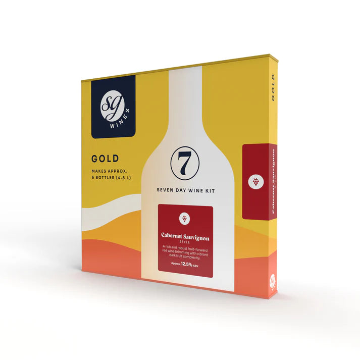 Cabernet Sauvignon Style Wine Kit (6 Bottle Kit) -requires 890g dextrose added