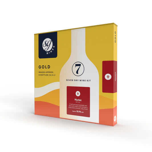 Merlot Style Wine Kit (6 Bottle Kit) -requires 890g dextrose added