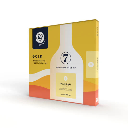 Pinot Grigio Style Wine Kit (6 Bottle Kit) -requires 670g dextrose to be added
