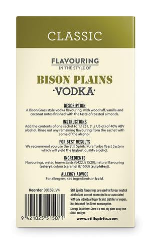 Classic Bison Plains Vodka