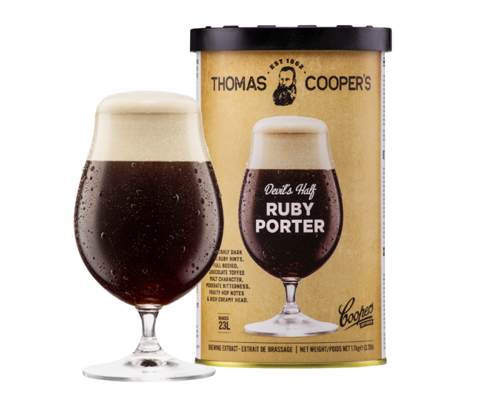 Thomas Coopers Devil's Half Ruby Porter