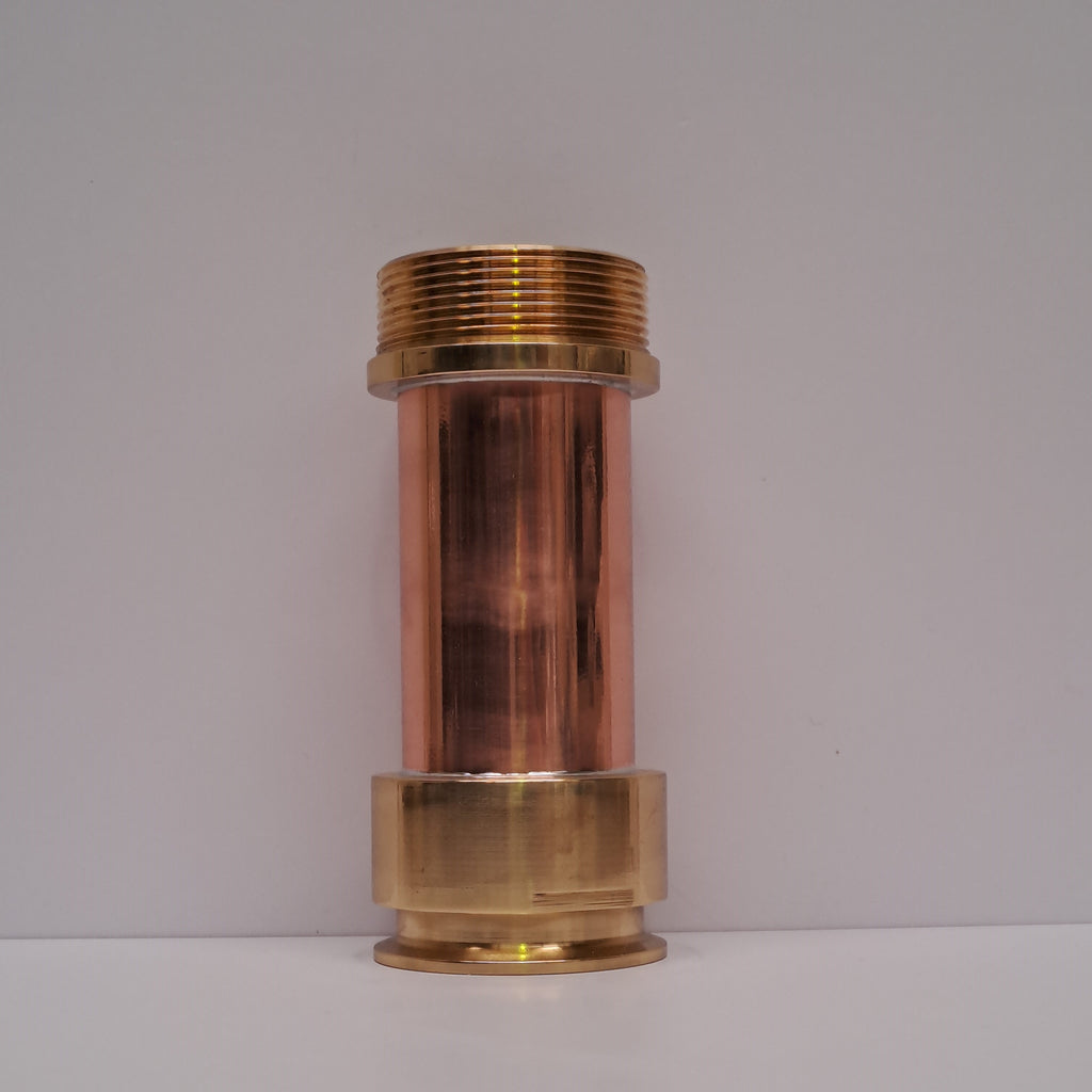100mm Copper Condenser Extension | Male  – Tri Clamp