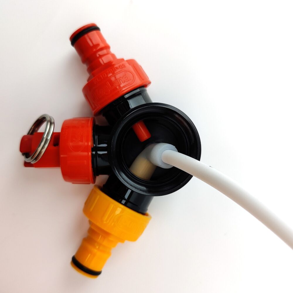 PCO38 Tapping Head Assembly w/Ball Lock Posts, Dip Tube & PRV (KL27144)