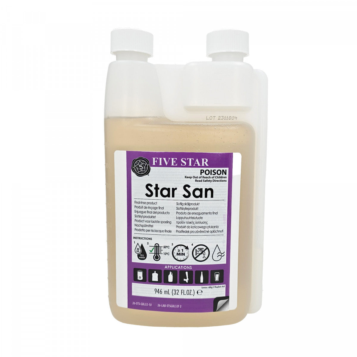 Star San Acid Sanitiser (946ml)