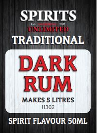 Spirits Unlimited Dark Rum (H302)