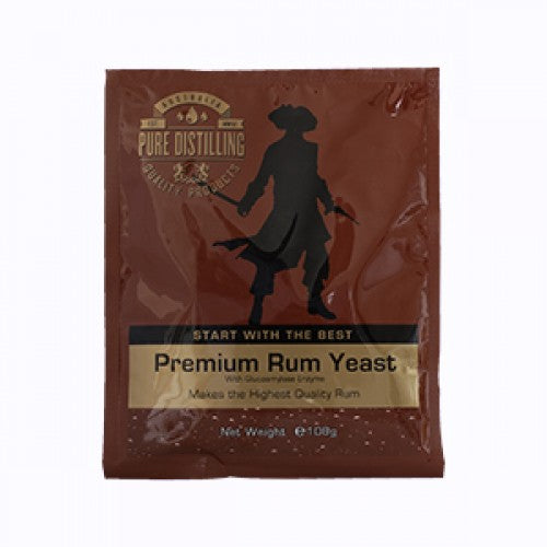 Premium Rum Yeast with Glucoamylase Enzyme (108g)
