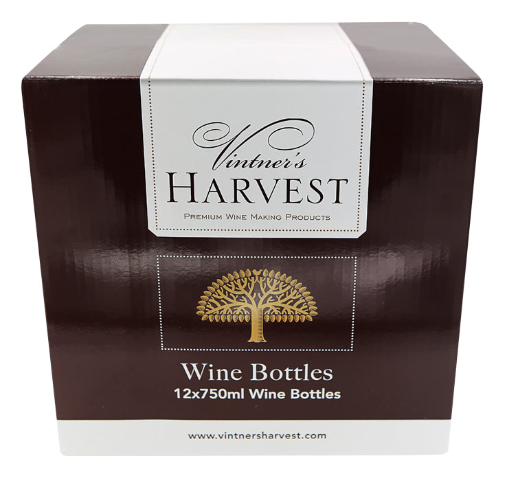 750ml Wine Bottle: Case of 12 ***Please read shipping conditions