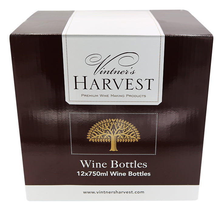 Wine Bottle 750ml: Case of 12 ***Please read shipping conditions