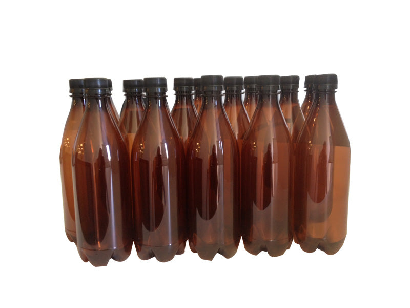 15 x 750ml PET Bottles with Caps