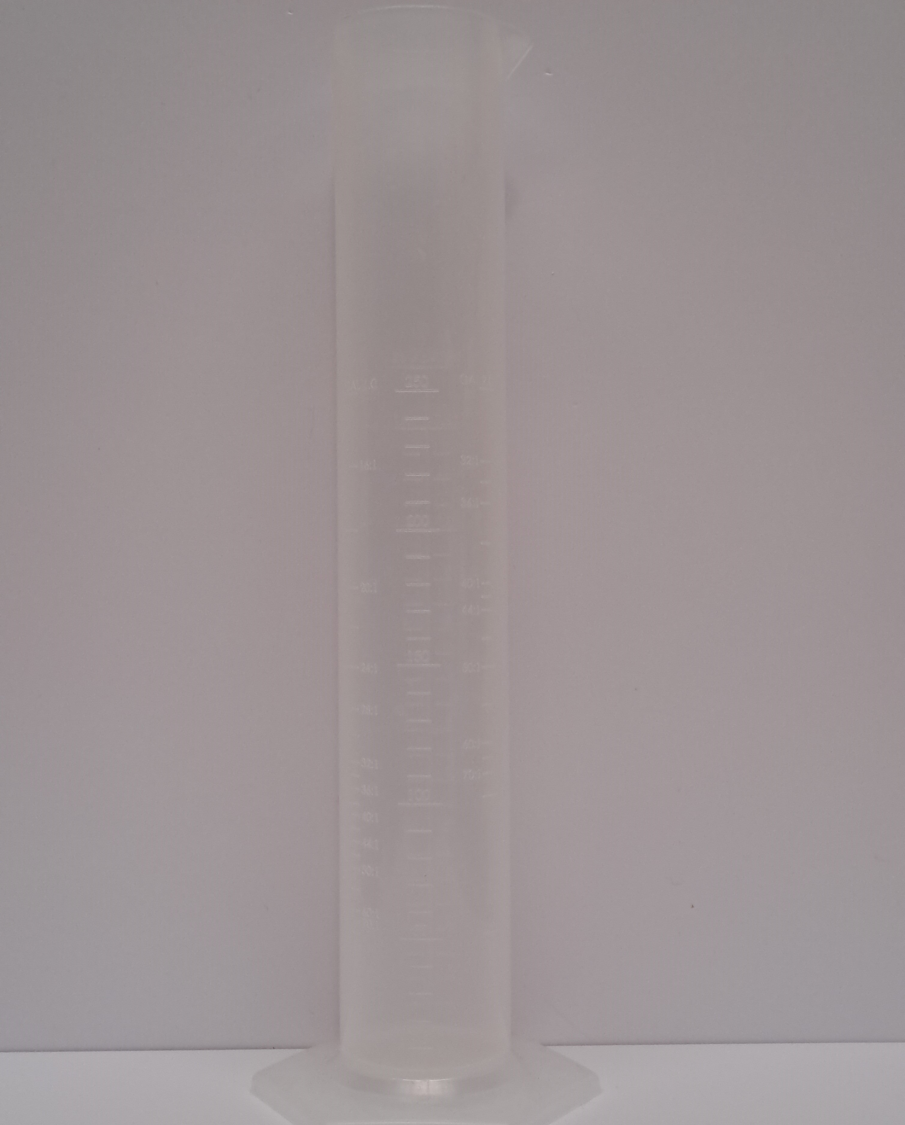Plastic Test Jar -Calibrated 250ml