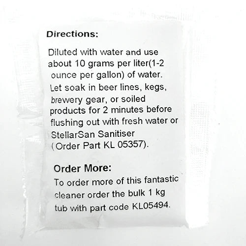 StellarClean - 50g - Powerful Brewery Wash (PBW)
