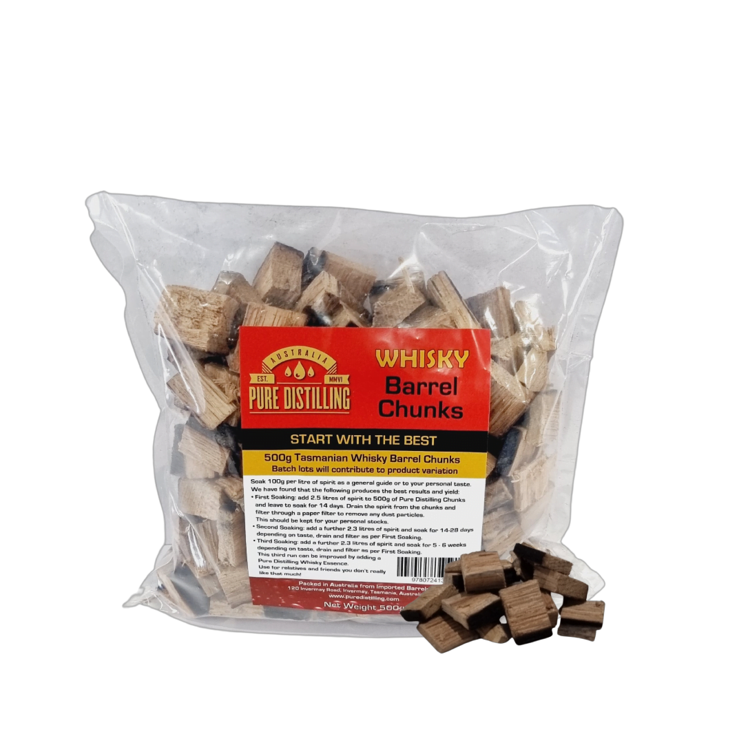 PD Whisky TAS Oak Barrel Chunks 500g