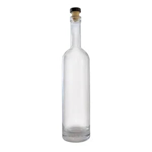 750ml Heavy Glass Slim Bottle ***Please read shipping conditons
