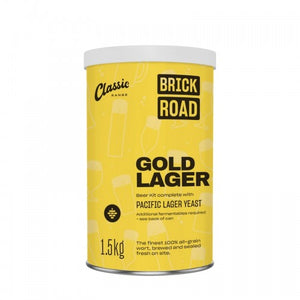 Brick Road Gold Lager 1.5kg -stock incoming to us!