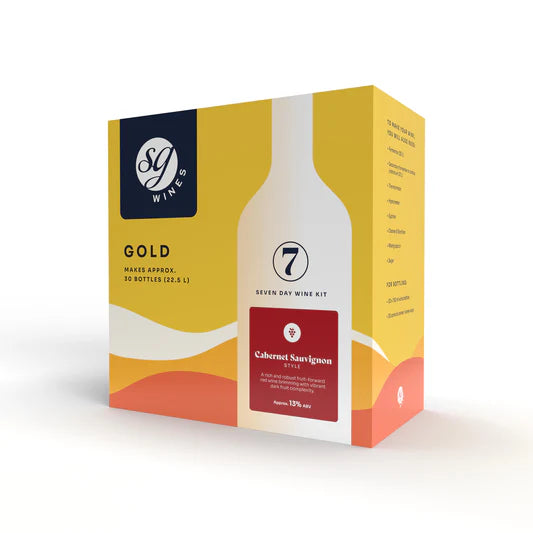Cabernet Sauvignon Style Wine Kit (30 Bottle Kit) -requires up to 4.4kg dextrose