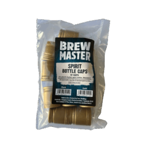 Brewmaster Gold Spirit Bottle Caps x 12