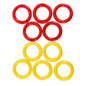Keg Post O-Rings - 10 Pack of Colour Coded Silicone