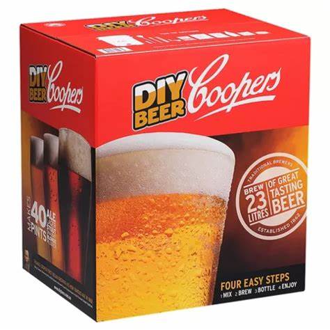 Coopers Beer Starter Kit With Dark Ale & Bottles -Fathers Day Special Price