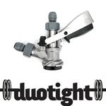 Keg Coupler - D-Type Stainless with Duotight Fittings