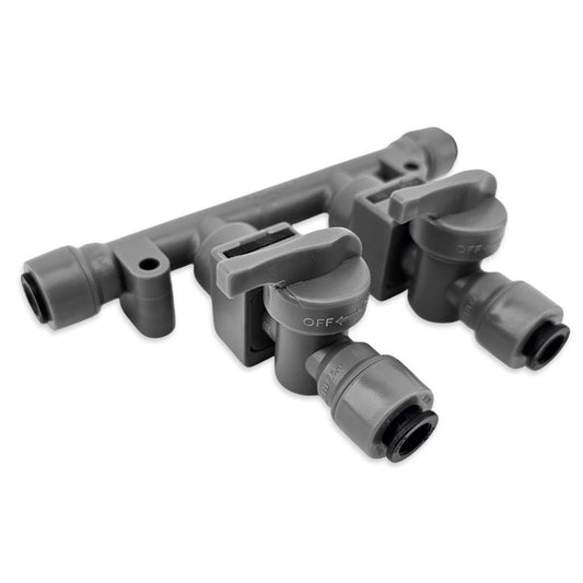 Duotight 8mm x 2-Way Manifold with Check & Isolation Valves (KL46220)