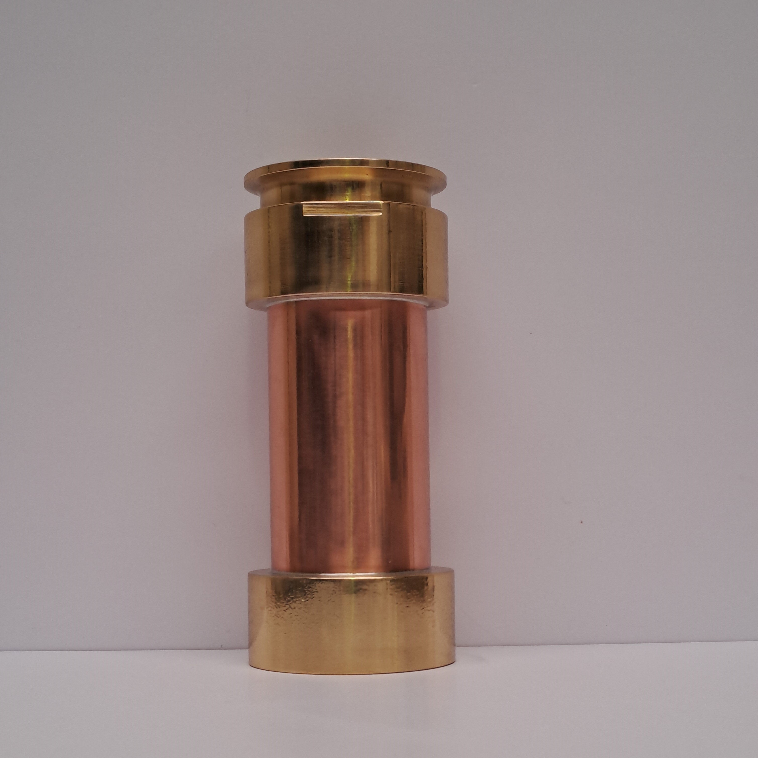 100mm Copper Condenser Extension | Female – Tri Clamp – Hauraki Home Brew