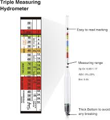 Multi Scale Brewing Hydrometer (Beer/Wine/Wash)