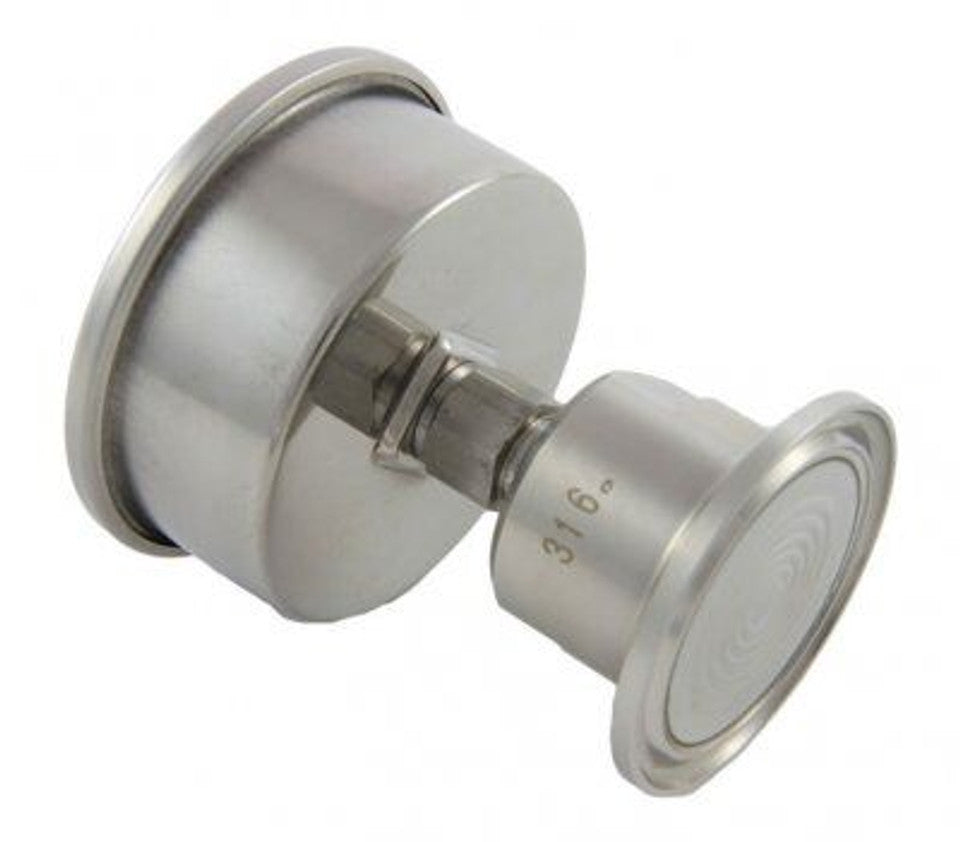 Pressure Gauge - Tri-Clamp, Rear Mount, 0-30psi (KL18098)