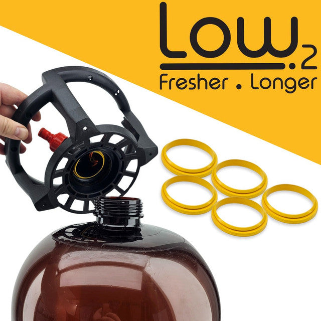 Low2 Seals for 20L Oxebar Kegs - 5 Pack (KL38003)