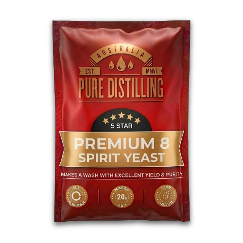 Premium 8 Spirit Yeast (PD) -new label