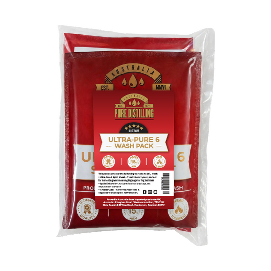 Ultra-Pure 6 Wash Combo Pack inc. Yeast/Clear/Carbon (PD)