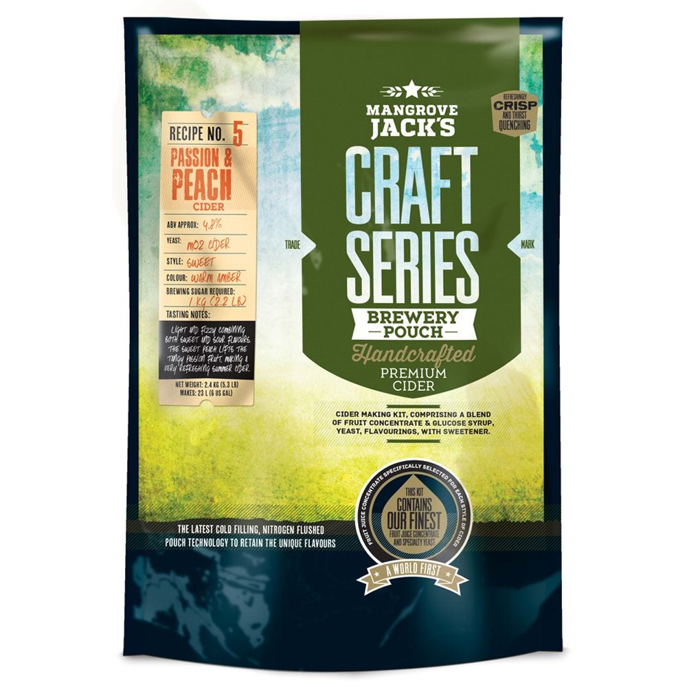 Craft Series Passion and Peach Cider #5  2.4kg