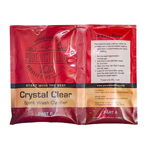 Crystal Clear Spirit Wash Clarifier (A and B) o/s supplier