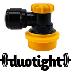 Keg Connector - Duotight - Beer - 9.5mm (3/8") for larger line